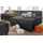 DOMO collection Eckcouch Kunstleder 2-Sitzer Schwarz