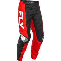 FLY RACING F-16 S25, Textilhose - Schwarz/Rot/Weiß / 34