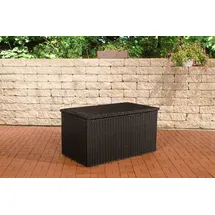 CLP Polyrattan Luxus Auflagenbox 5mm schwarz xl