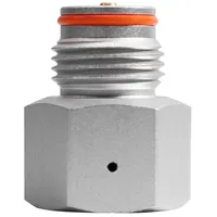 Kueohse Soda-CO2-Druckregler-Adapter, Weiblicher TR21-4-Soda-Zylinder auf Männlichen G1/2-Co2-Tank, Einfache Installation, Einfach zu Bedienen