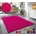 THEKO Teppich Holi Uni pink 250 x 350 cm