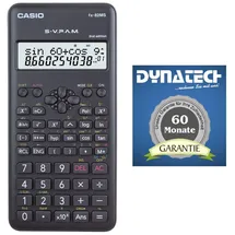 DynaTech Casio FX-82 MS 2nd Tischrechner Garantie auf 60 Monate - kompatibler wissenschaftlicher Schulrechner Nicht programmierbar elektronisches Display Batterie 240 Funktionen für Gymnasium