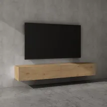 doporro TV Lowboard hängend Fernsehschrank Wohnzimmer | TV-Schrank hängend Fernsehtisch Hängeschrank 200cm Fernsehschrank02