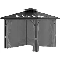 Inmeilifus 4 Seitenteile Pavillon 3x3m Wasserdicht Seitenwände UV Schutz