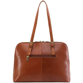 Jekyll & Hide Madrid Schultertasche RFID Leder 39 cm braun