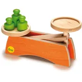 Erzi 10531 Waage aus Holz, Kaufladenartikel für Kinder, Kinderküche, Rollenspiele