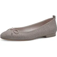 TAMARIS Damen Ballerinas Textil Vegan; ROSE GLAM/rosa; 37