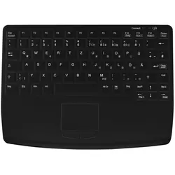 Active Key AK-4450-G Tastatur mit Touchpad - QWERTZ Deutsch - Schwarz