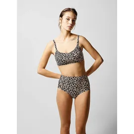 CHANTELLE Damen Softstretch Bustier, bügellos, für 0OZ Leopard Nude, M/L