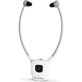 TechniSat STEREOMAN ISI 3 - Kopfhörer (Zweithörer, kabelloser Stereo-Funkkopfhörer inkl. Akku, ohne Transmitter, nur passend zum STEREOMAN ISI 3) weiß