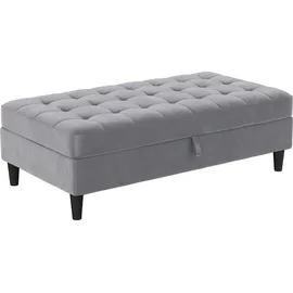 dorel home Stauraumhocker 130 x 43 x 69 cm Grau