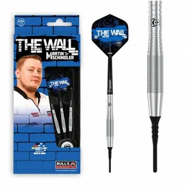 BULL'S Unisex – Erwachsene Martin Schindler Dart, Silber, 18g