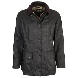 BARBOUR für Damen. LWX0667 Gewachste Beadnell-Jacke schwarz S