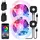 HOUHUI LED Strip Bewegungsmelder 3M,RGB LED Streifen mit PIR Bewegungssensor,APP Steuerung Bewegung Aktiviert Licht Leiste,Nachtlicht mit Bewegungsmelder,Nachtlicht Baby,Schlafzimmer,Babybett(2 Pcs)