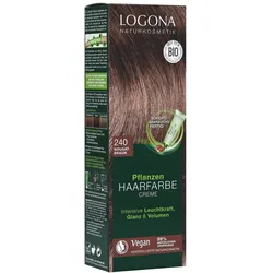 Pflanzen Haarfarbe Creme 240 nougatbraun 150 ml