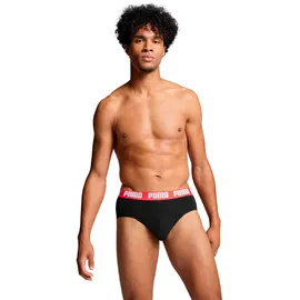 Puma Everyday Brief Rot/Schwarz S 2er Pack