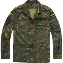 Brandit Textil Bw Field Langarmhemd Flecktarn 5XL