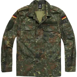 Brandit Textil Bw Field Langarmhemd Flecktarn 5XL
