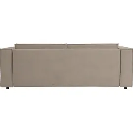 werk2 Schlafsofa WERK2 "Kansas Breite 252 cm, mit extragroßer Liegefläche 202x152 cm", beige, B:252cm H:76cm T:99cm, 90% Polyester, 10% Nylon, Sofas, Schlafsofa, Pflegeleichte Bezüge: aktuellen Cord- oder weichem Strukturstoff
