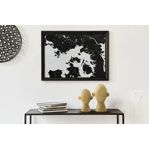 Kayoom Skulptur KAYOOM "Skulptur Phantom 225", gold, B:15cm, Aluminium, Dekofiguren, Handgefertigte Face-Skulptur aus Aluminium