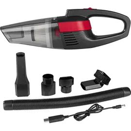MAXXMEE Akku-Handstaubsauger - Nass- und Trockensauger - grau/rot - Grau/Rot