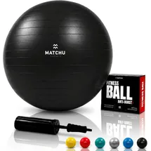 Matchu Sports - - Ø Yogaball Schwarz