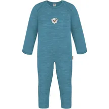 normani Outdoor Sports Baby Merino Strampler Waverly in Blau | Gr.: 74