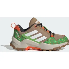 adidas Minecraft Terrex Ax4r Wanderschuhe - Cardboard / Ftwr White / Semi Impact Orange - EU 39 1/3