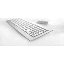 Cherry DW 8000 Wireless Tastatur DE Set weiß/silber