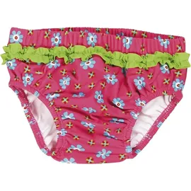 Playshoes Badehose UV-Schutz Windelhose Blumen rosa 74/80 - ca. 9-12 Monate