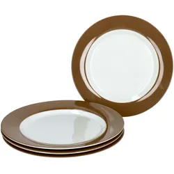 4er Set Dessert- Kuchenteller 20,5cm Nougat Doppio - Ritzenhoff 545746