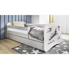 raumhirsch furniture Kinderbett 80 x 160 cm Holzwerkstoff weiß
