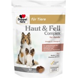 Queisser Doppelherz für Tiere Haut&Fell Compl.Chews f.Hunde 30 St