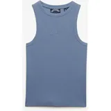 Superdry ESSENTIAL LOGO RACER VEST Blau S