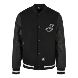 Starter Black Label Collegejacke schwarz S