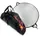 Relaxdays Feuerschale Ø 60 cm 5-lagig Schwarz/Silber