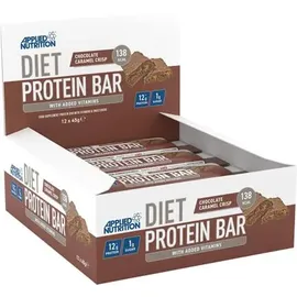 Applied Nutrition Diet Protein Riegel Chocolate Caramel Crisp 12 x 45 g