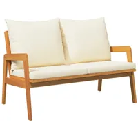 VidaXL Gartenbank mit Kissen 115x65x71 cm Massivholz Akazie