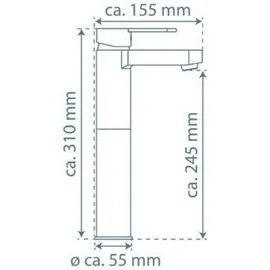Schütte Elephant Einhandmischer chrom 34211