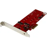 Startech StarTech.com 2x M.2 SATA SSD Schnittstellenkarte