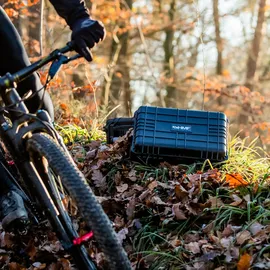 HMF ODK100 Outdoor-Fotokoffer, Transportkoffer mit Rasterschaumstoff, 27 x 24,5 x 13 cm