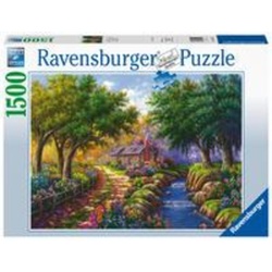 Ravensburger Puzzle Ravensburger Puzzle 17109 Cottage am Fluß 1500 Teile Puzzle, 1500 Puzzleteile