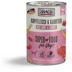 Macs Hund Kopffleisch und Karotten 6 x 400g