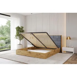 altdecor ENZO8 160 x 200 cm H3 Dunkelgrau