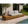 MCW Garten-Garnitur MCW-L28, Lounge-Set Sitzgruppe Lounge-Sessel Sofa, Spun Poly Akazie Holz MVG - Polster hellgrau