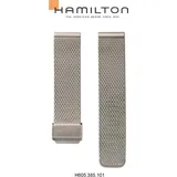 Hamilton Metall Jazzmaster Band-set Edelstahl H695.385.101 - silber