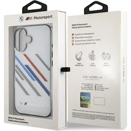 BMW iPhone 16 Hardcase grau