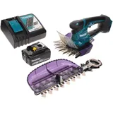 Makita DUM 604 RT1X Akku Grasschere 18 V mit Gras- und Strauchscherblatt + 1x Akku 5,0 Ah + Ladegerät