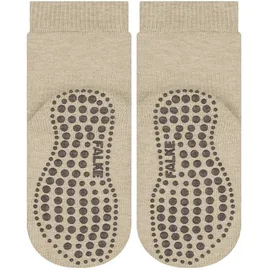 Falke Unisex Kinder Stoppersocken Catspads K Hp Baumwolle Wolle rutschhemmende Noppen 1 Paar, Beige Sand Melange 4650, 39/42