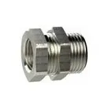 Riegler Schottverschraubung, G 1/4 A., G 1/8 I., Messing Vernickelt - Riegler